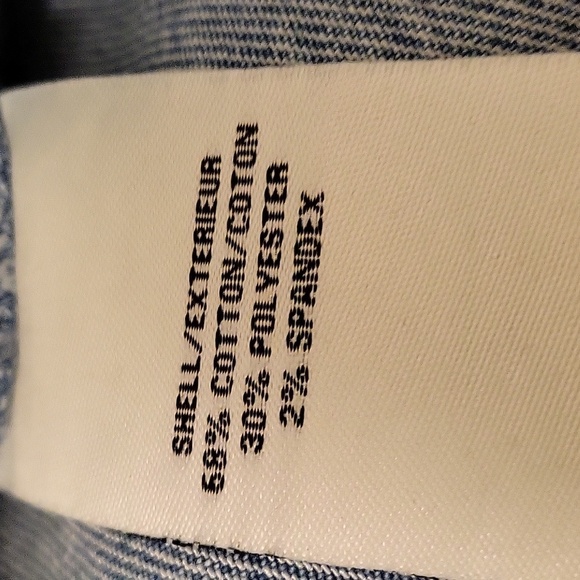 Bagatelle Denim Blue Button-Up Top Size L - Picture 4 of 12